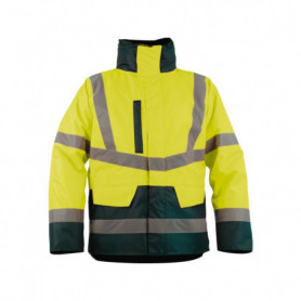 Veste de pluie HV2 Laurent Jaune/Bleu marine