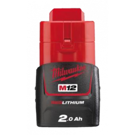 BATTERIE 12V 2,0AH RED LI-ION  - SYSTÈME M12 MILWAUKEE