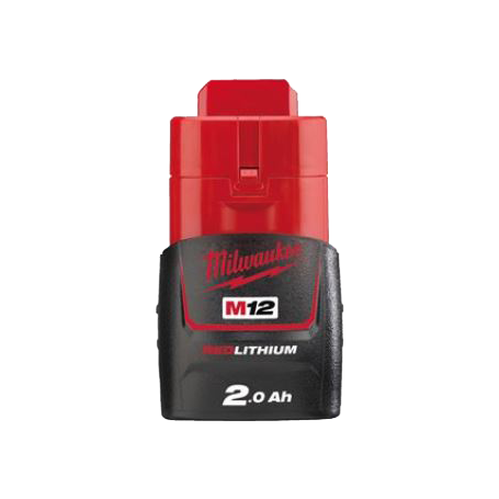 BATTERIE 12V 2,0AH RED LI-ION  - SYSTÈME M12 MILWAUKEE