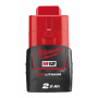 BATTERIE 12V 2,0AH RED LI-ION  - SYSTÈME M12 MILWAUKEE