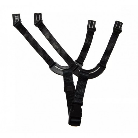 Jugulaire 4 pts boucles FLASH