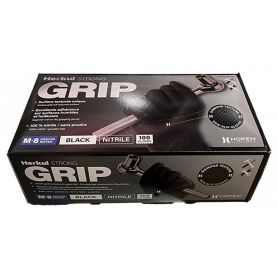 Gant jetable nitrile grip noire