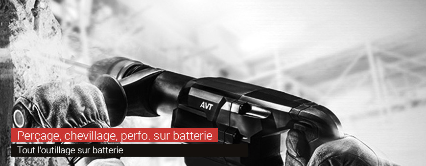 Perçage chevillage perfo. sur batterie | Tout l'outillage sur batterie